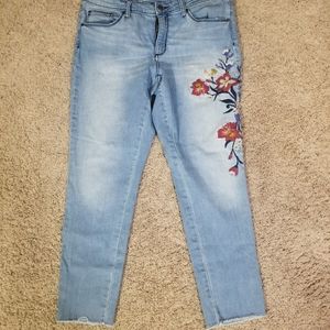 Universal Thread Embroidered Skinny Jeans